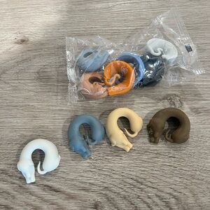 Dogs and cats wine glass charms